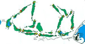 Pevero Golf Course diagram